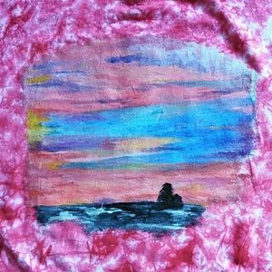 Hand painted tee shirt